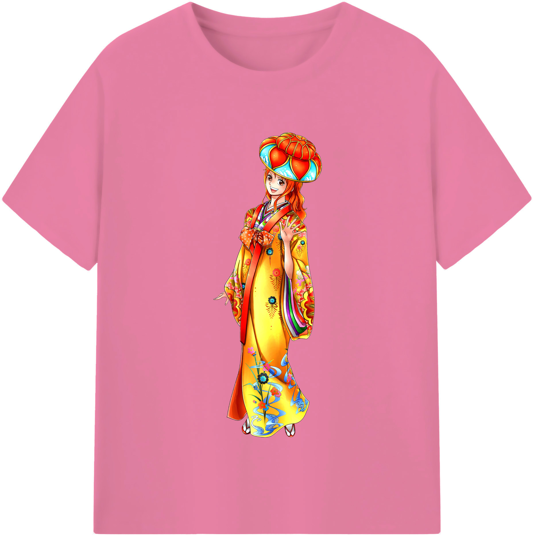 ワンピース ナミ ONE PIECE Nami 綿100％半袖Tシャツ（フロントプリント）
